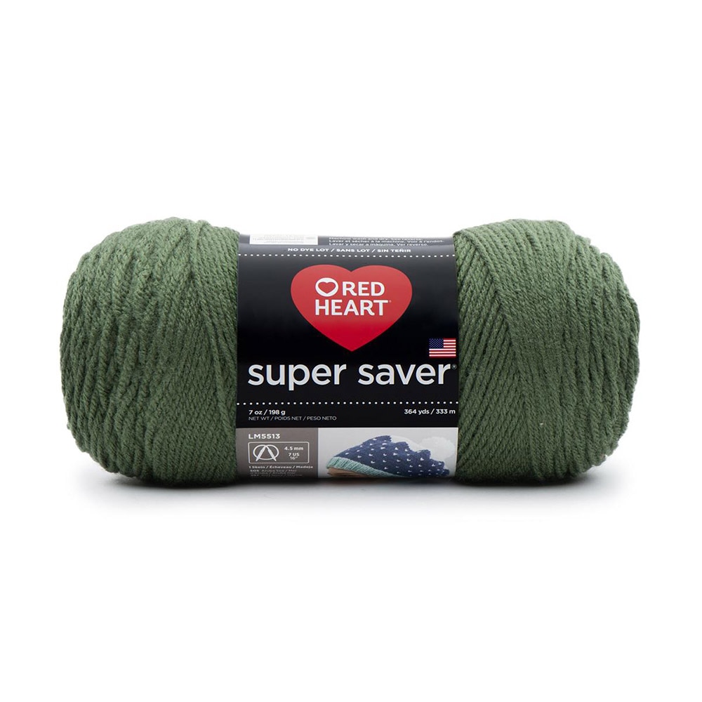 Craft Supplies, Art & School, Coats & Clark, Red Heart, Super Saver, Yarn, 583675, Medium Thyme